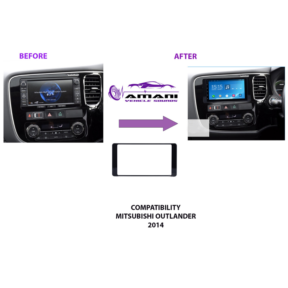 Mitsubishi Outlander 2014 radio frame