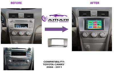 Toyota Aurion Camry radio trim kit