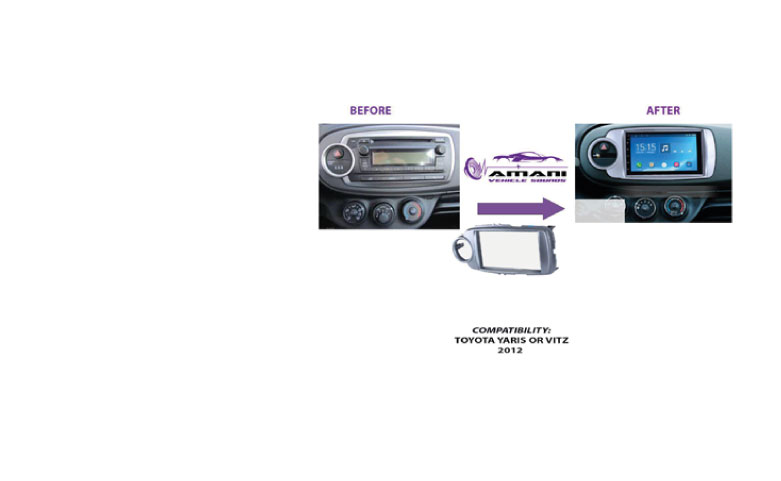 Toyota Vitz Yaris Car Radio Fascia