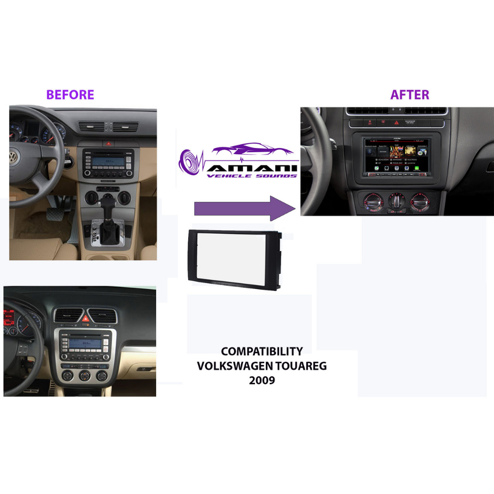 VW Touareg 2009+ Radio Fascia