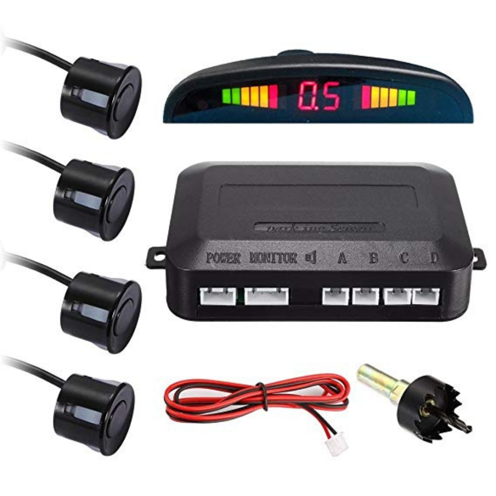 4PC Car Parking Sensor LED Display