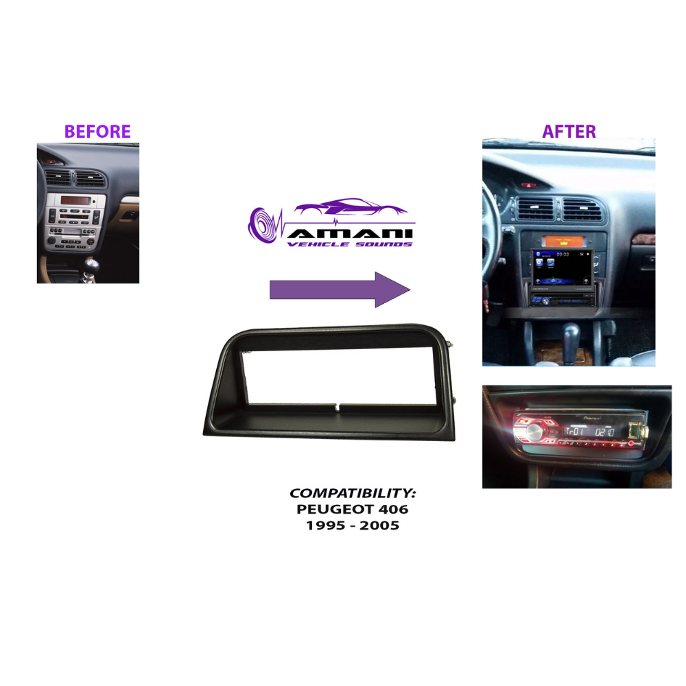 Peugeot 406 Car Radio Fascia trim kit