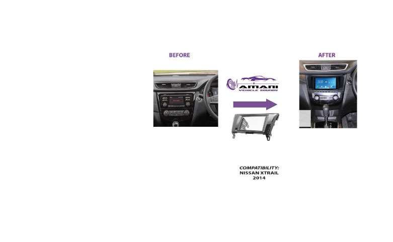 Radio Panel for 2014+ Nissan Xtrail