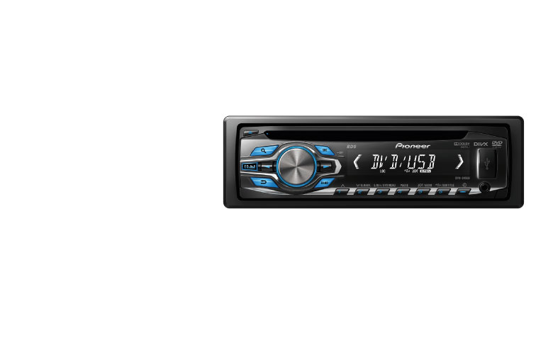 Pioneer DVH-345UB car DVD Player.