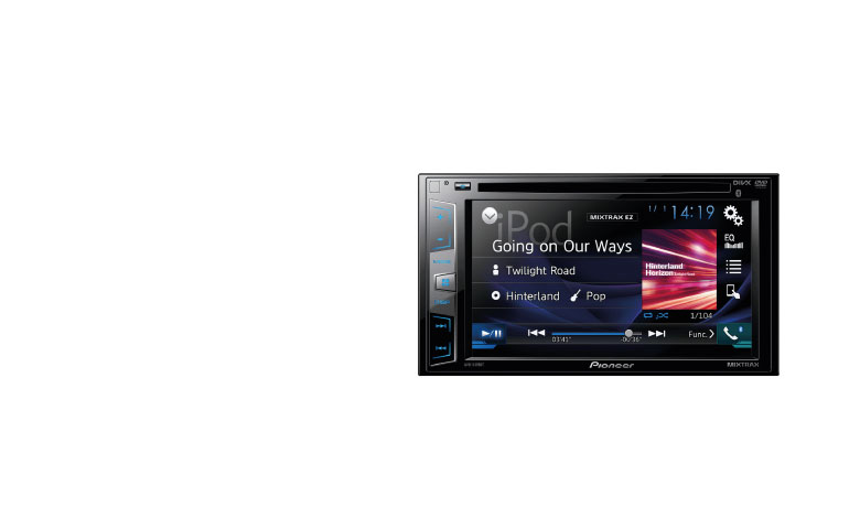 Pioneer AVH-X395BT DVD Player Radio