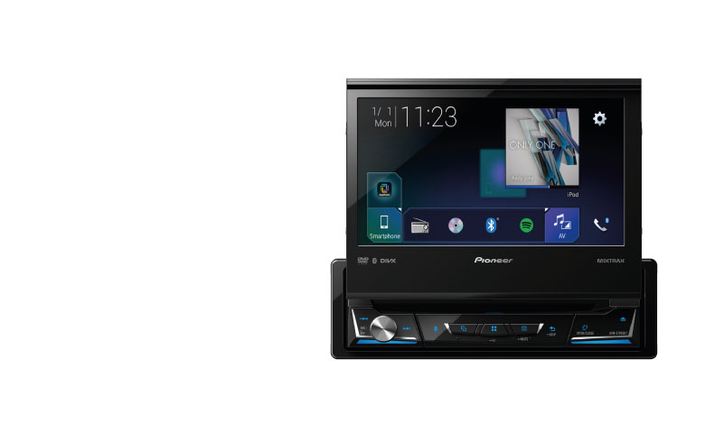 Pioneer AVH-Z7250BT Retractable radio